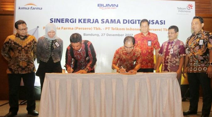Kimia Farma Perkuat Sinergi Dengan Telkom