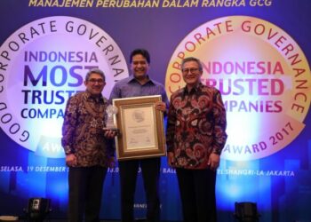Telkom Dinobatkan Sebagai The Most Trusted Company