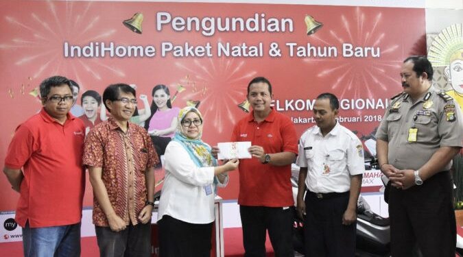 Undian Tahap II IndiHome Paket Natal & Tahun Baru Telkom Kembali Bagikan 11 Sepeda Motor kepada Pelanggan IndiHome yang Beruntung