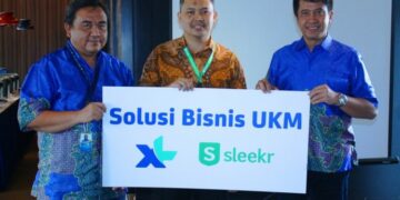 Dukung Bisnis UKM, XL Axiata dan Sleekr Jalin Kerja Sama