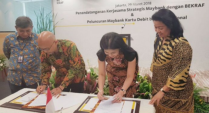 Tingkatkan Akses Permodalan Bagi Ekraf, Bekraf Jalin Kerjasama dengan Maybank
