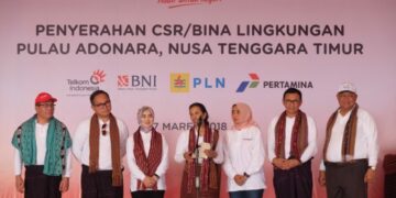 Penyerahan CSR/Bina Lingkungan Pulau Adonara, Nusa Tenggara Timur
