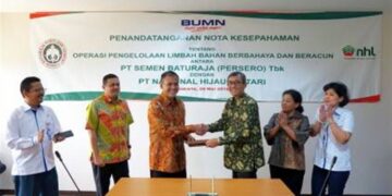 Semen Baturaja Gandeng NHL untuk Olah Limbah