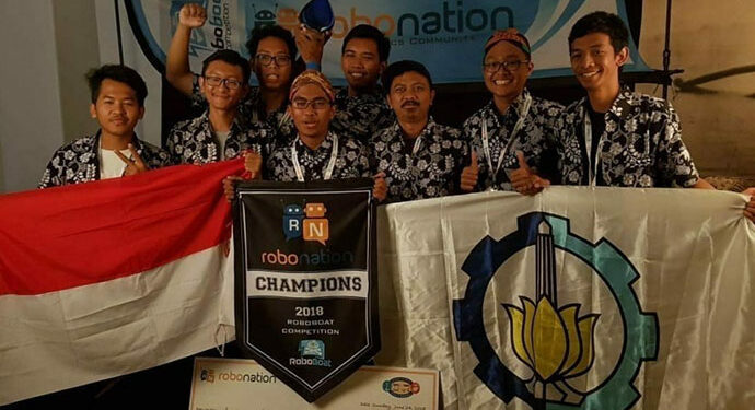 Tim Barunastra Jawara International Roboboat Competition 2018 di AS
