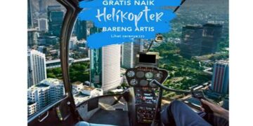 TIXCOPTER, Kompetisi Berhadiah Nonton Film Diantar Selebriti Pakai Heli