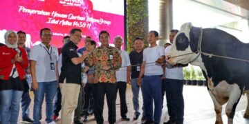 TelkomGroup Serahkan 942 Ekor Hewan Kurban
