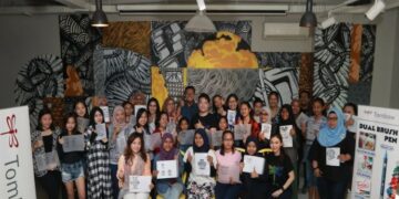 Belajar Brush Lettering dari Nico Ng