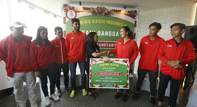 GO-JEK Berikan Apresiasi Bagi Atlet Indonesia Peraih Medali Emas