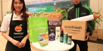 GrabFres, Kolaborasi Grab dan Happy Fresh