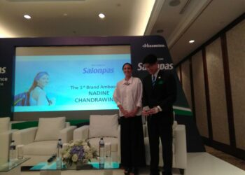 Nadine Chandrawinata Jadi Brand Ambassador Pertama Salonpas
