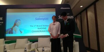 Nadine Chandrawinata Jadi Brand Ambassador Pertama Salonpas