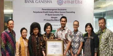 Perkuat Modal Pengusaha Mikro, Amartha Gandeng Bank Ganesha