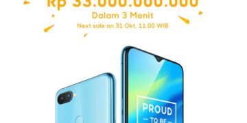 Kurang Dari 3 Menit Penjualan Realme 2 Pro Capai Rp 33 Miliar