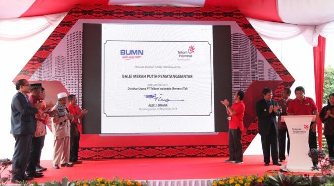 Telkom Resmikan Balei Merah Putih, Grapari Telkom Group dan Modern Broadband City Pematangsiantar