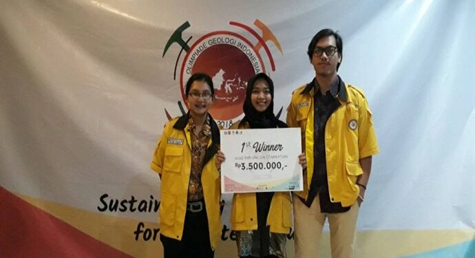Tim UGM Juara Di Kompetisi Olimpiade Geologi Indonesia