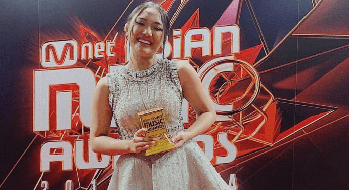 Marion Jola Raih Penghargaan MAMA 2018
