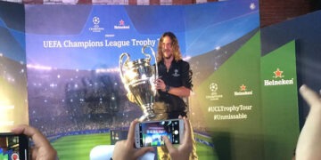 UEFA Champions League Trophy Tour 2019 Hadirkan Puyol dan Del Piero di Jakarta