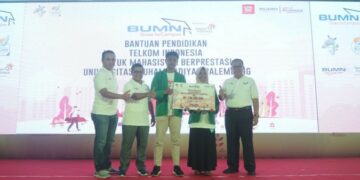 BUMN Goes to Campus 2019 Direksi Telkom Berbagi Inspirasi dan Motivasi dengan 3.000 Mahasiswa di Palembang