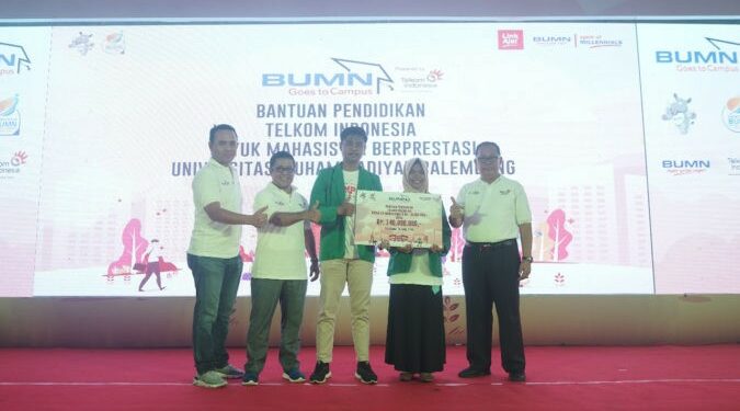 BUMN Goes to Campus 2019 Direksi Telkom Berbagi Inspirasi dan Motivasi dengan 3.000 Mahasiswa di Palembang