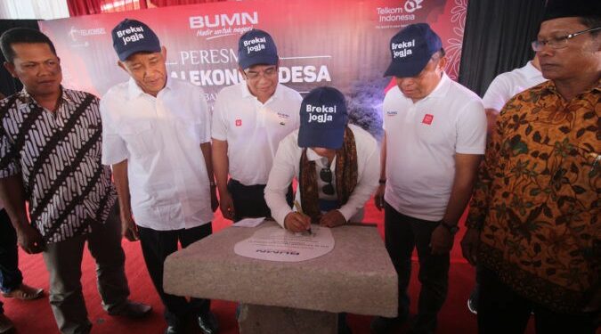 Tingkatkan Ekonomi Desa, TelkomGroup Resmikan Balkondes Sambirejo (Tebing Breksi)