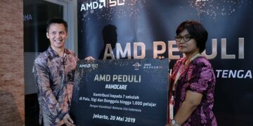 AMD Peduli, Donasikan Perangkat Teknologi Untuk Sekolah di Sulteng