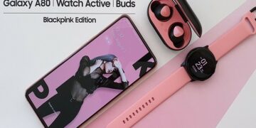 Samsung Galaxy A80 Edisi Black Pink Hadir Di Indonesia