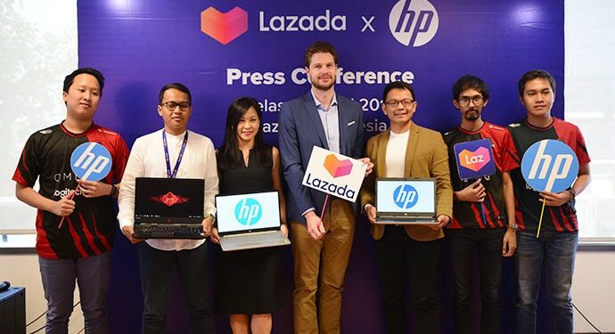 Lazada Brand Day Gandeng HP Hadirkan Laptop Gaming