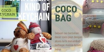 Limbah Sabut Kelapa Disulap Jadi Cinderamata
