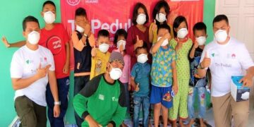 Huawei dan Tri Bangun Posko Kesehatan untuk Warga Terdampak Asap Kebakaran Hutan