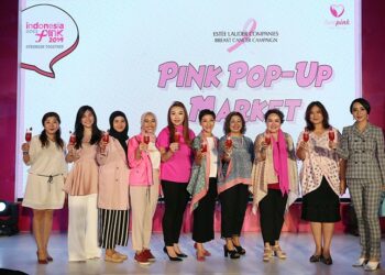 Estee Lauder Dukung Kesadaran Deteksi Dini Kanker Payudara di Pink Pop-up Market