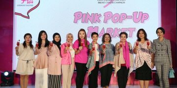 Estee Lauder Dukung Kesadaran Deteksi Dini Kanker Payudara di Pink Pop-up Market