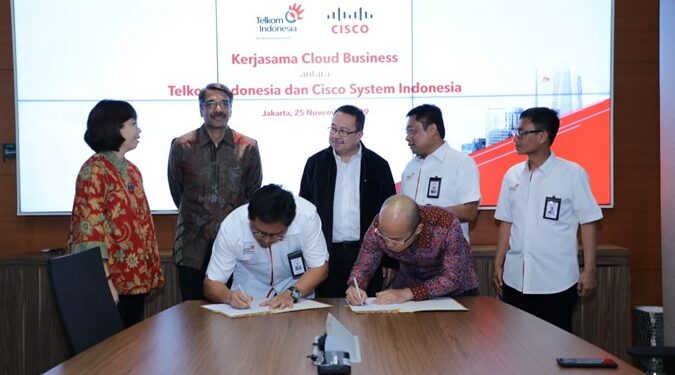 Siap Kembangkan National Digital Platform Telkom Jajaki Kerjasama Strategis dengan Cisco