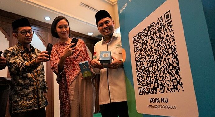 Sedekah Digital Lewat QRIS Pada Kotak Infaq NU