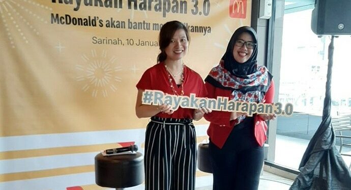 McDonald’s Indonesia Gelar Program #RayakanHarapan3