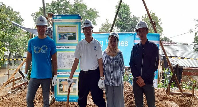 Amar Bank Bangun 20 Rumah Layak Huni Untuk Warga Desa