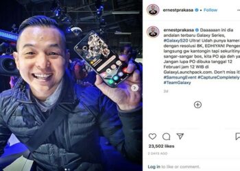 Sineas Ernest Prakasa Suka Dengan Fitur Samsung Galaxy S20 Series