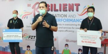 Telkom Regional II Salurkan Donasi Tanggap Bencana COVID-19