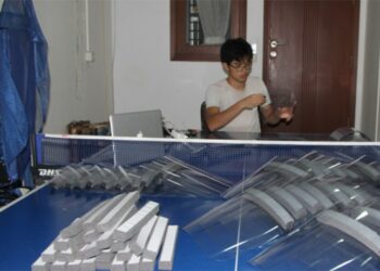 Teencov19,  Aksi Pelajar Buat Alat Pelindung Wajah Bagi Tenaga Medis Jabodetabek