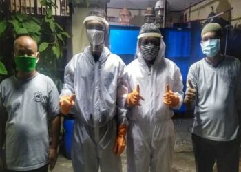 SoD UPH Insiasi Produksi dan Bagikan Face Shield Gratis