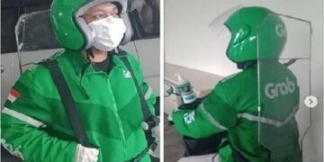 Pengemudi Ojek Grab Wajib Selfie dan Pakai Partisi