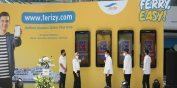 Tiga Menteri Resmikan Layanan Tiket Online Ferizy Naik Kapal Ferry ASDP Semakin Mudah dan Nyaman