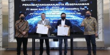 BRI Berkolaborasi dengan Telkom untuk Tingkatkan Layanan Satelit