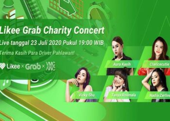 Likee Gandeng Grab Gelar Konser Amal Untuk Donasi Pendidikan