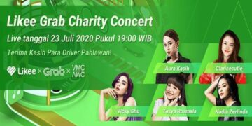 Likee Gandeng Grab Gelar Konser Amal Untuk Donasi Pendidikan