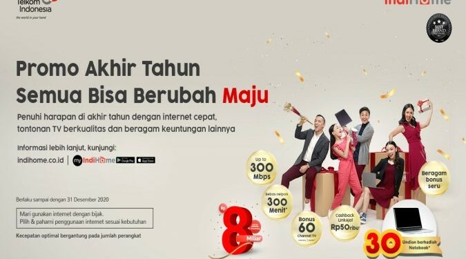 Menyambut Penghujung 2020, IndiHome Tebarkan Semangat “Semua Bisa Berubah Maju”