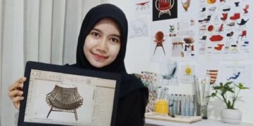 Kursi Bapo Karya Mahasiswi ITS Jadi Juara Ajang Kreasi OCIC 2020