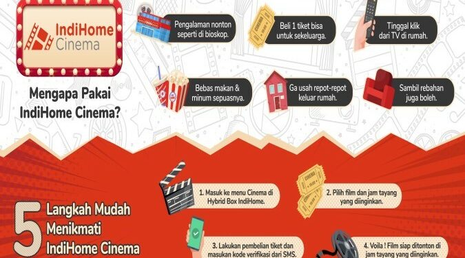 Rasakan Sensasi Nonton Bioskop di Rumah dengan IndiHome Cinema!
