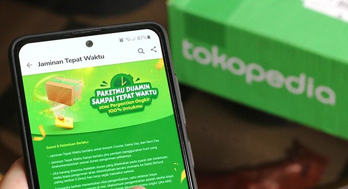 Tokopedia Punya Fitur Tepat Waktu, Siap Ganti Ongkir 100% Jika Telat