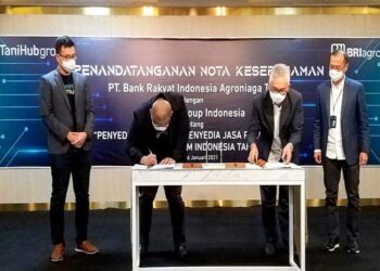 Tingkatkan Kesejahteraan Petani, TaniHub Group Berkolaborasi dengan BRI Agro