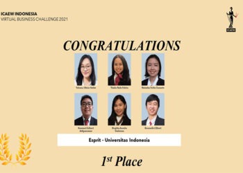 Tim UI Sapu Bersih Juara Nasional ICAEW 2021